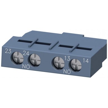 Блок-контакт фронтальнй 2 НО винт. клеммы для автомат. выключателя Siemens 3RV29011F