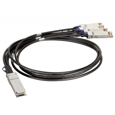 Кабель пассивный DEM-CB100QXS-4XS/C1A 40G QSFP+ дл.1м для прямого подключения с 1 разъемом QSFP+ и 4 разъемами 10GBase-X SFP+ D-Link 1607469