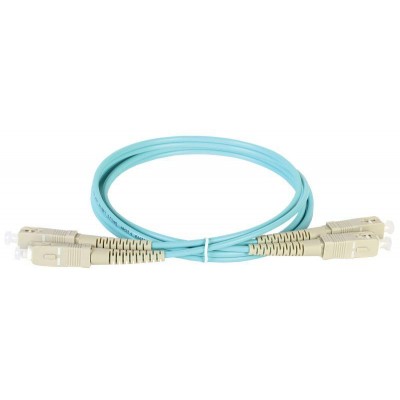 Патч-корд оптический коммутационный соединительный для многомодового кабеля (MM); 50/125 (OM3); SC/UPC-SC/UPC (Duplex) (дл.1м) ITK FPC5003-SCU-SCU-C2L-1M