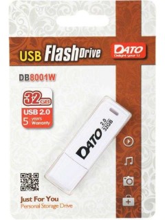 Флеш-диск Dato 32Гбайт DB8001 DB8001W-32G USB2.0 бел. DATO 1119541