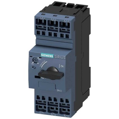 Выключатель автоматический типоразмер S0 для защиты системы без защиты от обрыва фазы блок отключения 2.8...4А N блок отключения 52 клемма пружинного типа стандартная коммутационная способность Siemens 3RV20211EA200DA0