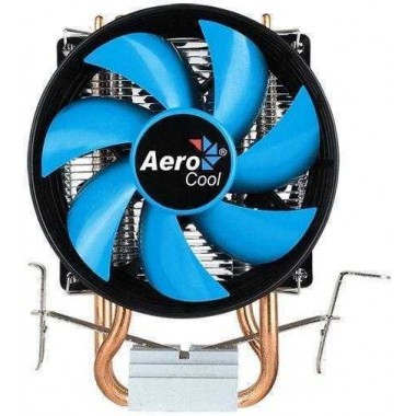 Устройство охлаждения-кулер Verkho 2 Dual Soc-FM2+/AM2+/AM3+/AM4/1150/1151/1155/2011 4-pin 15-25dB Al+Cu 120Вт 370gr Ret AEROCOOL 1053607