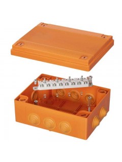 Коробка пластиковая FS с кабельными вводами и клеммниками IP55 150х110х70мм 12р 450V 6A 4кв.мм DKC FSB211204