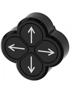 Выключатель четырехкнопочный 22мм кругл. пластмасса цвет: черн. кнопки плоск. символ: стрелка влево вправо вверх и вниз Siemens 3SU10003FB110AU0
