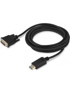 Кабель аудио-видео 1.1v DisplayPort (m)/DVI-D (Dual Link) (m) 3м. позолоч. контакты черн. (BHP DPP_DVI-3) BURO 1147211