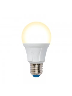 Лампа светодиодная LED-A60 10W/3000K/E27/FR/DIM PLP01WH Яркая 10Вт матовая 3000К тепл. бел. E27 диммир. (упак. картон) Uniel UL-00004287