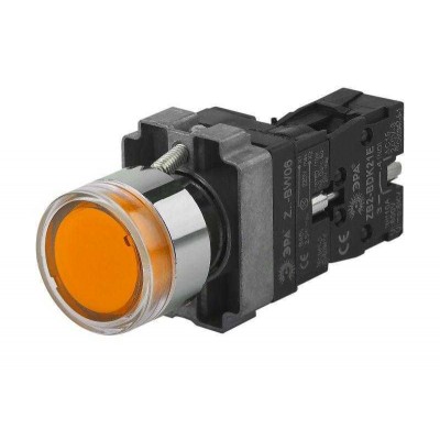 Кнопка управления LAY5-BW3561 с подсветкой желт. 1з BBT50-BW-K05E ЭРА Б0045662