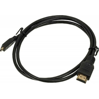 Кабель Micro HDMI (m)/HDMI (m) 1м. позолоч. контакты черн. 794362