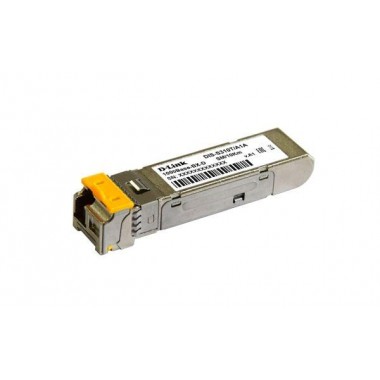 Трансивер SFP промышленный S310R/10KM/A1A WDM с 1 портом 1000Base-BX-U (Tx:1310 нм Rx:1550 нм для одномод. оптич. кабеля (до 10км) D-Link 1607587