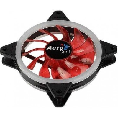 Вентилятор Rev Red 120х120мм 3-pin 15dB 153gr LED Ret AEROCOOL 1054387