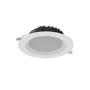 Светильник светодиодный Downlight 25Вт 4000К IP54/20 2400лм 190х70 кругл. встраив. аварийный автономный постоянного действия матов. бел. RAL9010 VARTON V1-R0-00A83-10A00-4402540