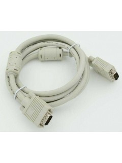 Кабель VGA (m) VGA (m) 1.8м феррит.кольца сер. 28723