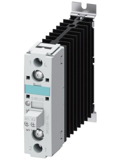Контактор полупроводниковый 1-фазный 3RF2 51/30АAC/40град.C 48–600В/24В DC устойчивость к коротким замыканиям до 25A с B-автоматом запирающее напряжение 1600В Siemens 3RF23301DA06