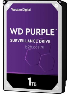 Диск жесткий WD10PURZ HDD WD SATA3 1Tb Purple Video IntelliPower 64Mb WD 1000437132