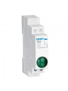 Индикатор ND9-1/g зел. AC/DC 24В (LED) (R) CHINT 594106
