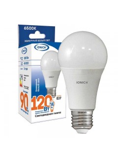 Лампа светодиодная ILED-SMD2835-A60-14-1100-230-6.5-E27 A60 14Вт E27 6500К холод. бел. IONICH 1624