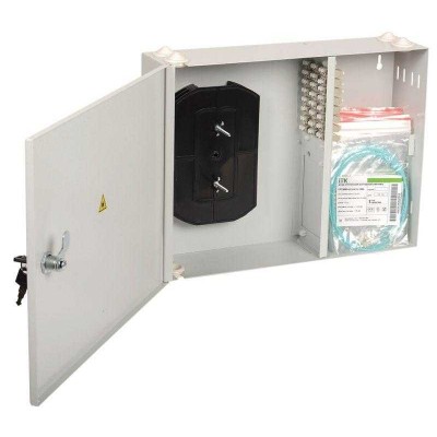 Кросс укомплектованный настенный LC (duplex) 20 портов (OM2) ITK FOBX24-N-20LCUD50