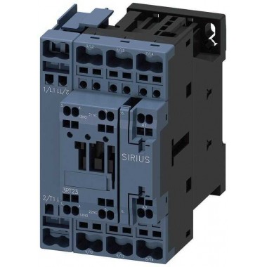 Контактор 4п (4НО) 35А кат. 110В AC AC-1 типоразмер S0 подпружинен. зажим Siemens 3RT23252AG20