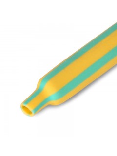 Трубка термоусадочная ТУТнг-LS-10/5 желт./зел. (уп.100м) КВТ 60106