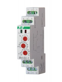 Реле времени RV-02-1 с задержкой выкл. 4 режима работы вход управления 1 модуль монтаж на DIN-рейке F&F EA02.001.036