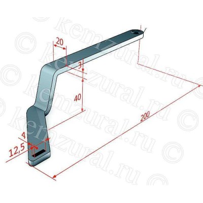 Ключ К1156 УХЛ1.5 гальваника КЭМЗ 463 160306 1k