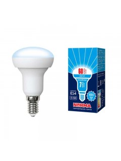 Лампа светодиодная LED-R50-7W/NW/E14/FR/NR Norma 7Вт матовая E14 (упак. картон) Volpe UL-00003844