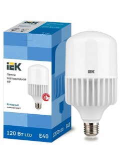 Лампа светодиодная HP 120Вт 6500К E40 230В IEK LLE-HP-120-230-65-E40