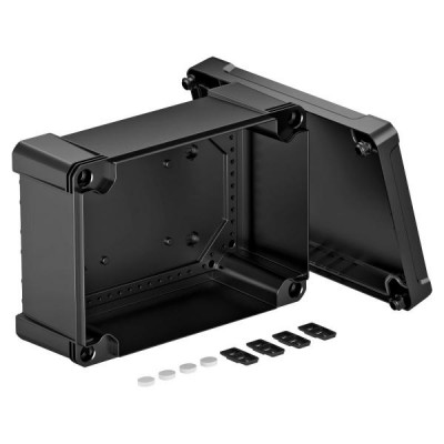 Коробка распределительная 286х202х126мм IP67 X25C сплошн. стенка черн. OBO 2005614