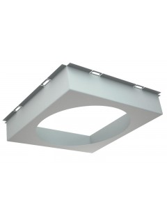 Рамка для светильника SL/DL POWER LED 40 (50х50х40 lamel 10мм) white СТ 2170000230