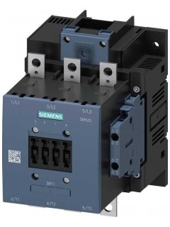 Контактор 3п 250А кат. 500-550В AC/DC 2НО+2НЗ AC-1 типоразмер S6 шин. присоед. привод: обычн. Siemens 3RT14566AS36