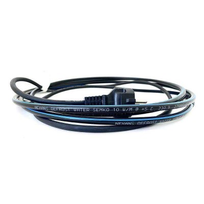 Комплект саморег. кабеля (внутрь трубы) с евророзеткой с заземлением DEFROST WATER KIT 20м NEXANS 10254906