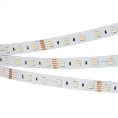 Лента светодиодная RT-B60-12mm 24V RGBW-Warm-4-in-1 19.2Вт/м IP20 5060 открыт. (уп.5м) Arlight 019152(2)