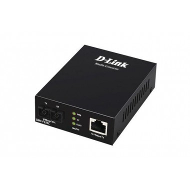 Медиаконвертер DMC-G02SC/A1A (1 порт 100/1000Base-T + 1 порт 1000Base-SX; разъем SC для многомод. оптич. кабеля (до 550м) D-Link 1824149