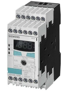 Реле контроля температуры PT100/1000 KTY83/84 NTC 2 пороговых значения 24-240В AC/DC винт. зажимы Siemens 3RS10401GW50