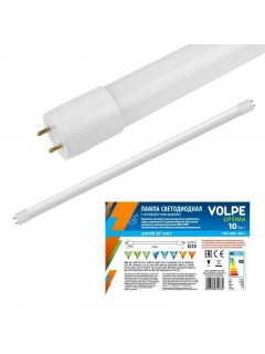 Лампа светодиодная LED-T8-10W/DW/G13/FR/FIX/O 10Вт матовая 6500К холод. бел. G13 неповорот. (упак. рукав) Volpe 10075