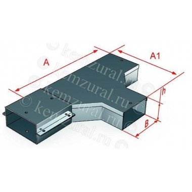 Короб тройниковый СТ200х100 (1.5мм) УТ1.5 КЭМЗ 382 201005 54