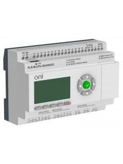 Контроллер программируемый логический (микро ПЛК) PLR-M. CPU DI16/DO08(R)/DO02(T) 24В DC ONI PLR-M-CPU-26U00ADC