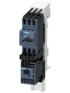 Сборка фидерная прямого пуска без предохранителей типоразмер S00 1.8...2.5А UE 400В AC ном. напряжение цепи управл. US 230В AC пружинные клеммы с адаптером для 60мм систем тип координации 2 IQ=150кА блок-контакт 1НО Siemens 3RA21101CH151AP0