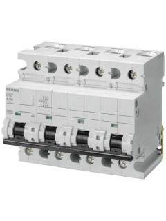 Выключатель автоматический модульный 4п C 100А 10кА 400В AC 15мод. 70мм Siemens 5SP44917