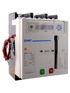 Выключатель автоматический 3п 1600А 70кА NM8N-1600Q EM с электр. расцеп. LCD МП 230AC (R) CHINT 263325