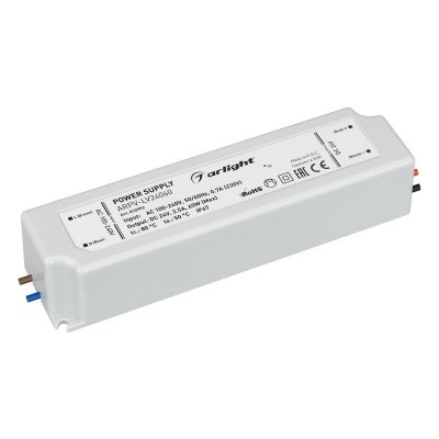 Блок питания ARPV-LV24060 24В 2.5А 60Вт IP67 пластик 2 года Arlight 010992