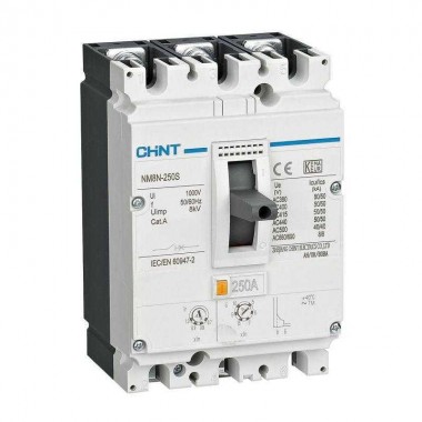 Выключатель автоматический защиты двигателя 3п 250А NM8N-250Q M (R) CHINT 271438