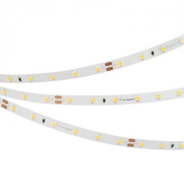 Лента светодиодная RT-A60-8mm 24V Warm 3000К 7.2Вт/м IP20 2835 открыт. (уп.5м) Arlight 020014(2)