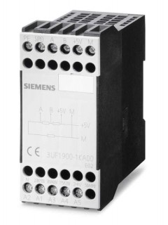 Модуль оконечный присоединения к шине для sinec l2-rs 485 и profibus rs 485 для окончания шины после последнего устройства на шине источник питания DC 24В Siemens 3UF19001KB00