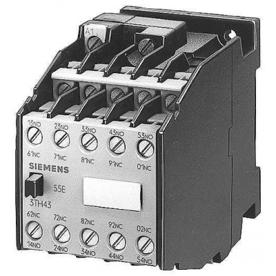 Контактор вспомогательный 73E DIN EN 50011 7NO+3NC tab коннектор управление AC AC 50Гц 110В/60Гц 132В Siemens 3TH43734MF0