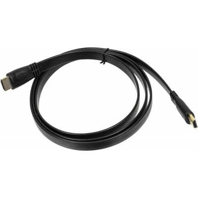 Кабель аудио-видео High Speed ver.1.4 Flat HDMI (m)/HDMI (m) 1.5м. позолоч. контакты черн. 335141