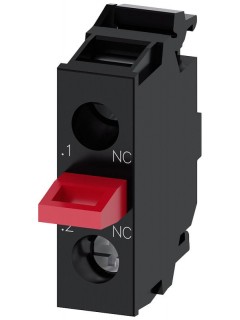Модуль контактный с 1НЗ контактом винтовые клеммы для монтажа на днище поста управления Siemens 3SU14002AA101CA0