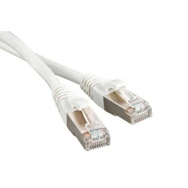 Патч-корд PC-LPM-STP-RJ45-RJ45-C6-5M-LSZH-WH F/UTP экран. кат.6 LSZH 5м бел. Hyperline 30854
