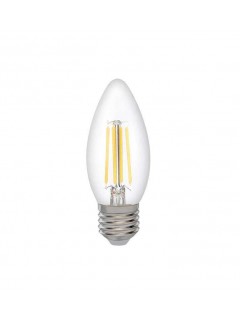 Лампа светодиодная филаментная PLED OMNI 6Вт C35 3000К тепл. бел. E27 230В/50Гц CL JazzWay 5020481