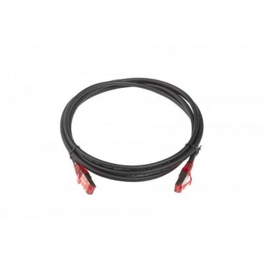 Патч-корд PC-LPM-STP-RJ45-RJ45-C5e-2M-LSZH-BK F/UTP экран. кат.5e LSZH 2м черн. Hyperline 230097